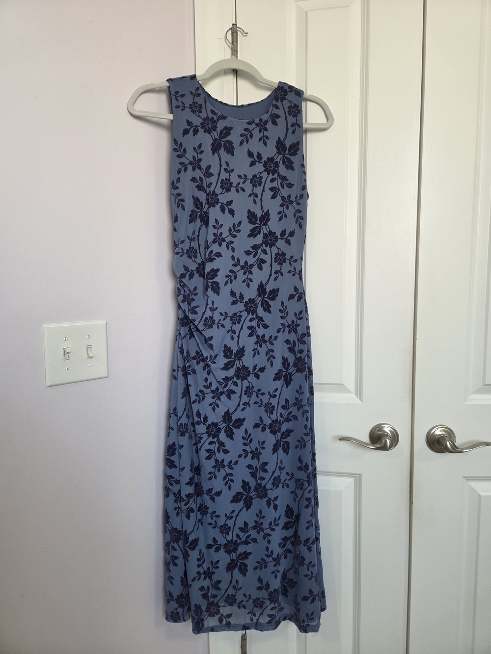 Sleeveless Floral Bodycon